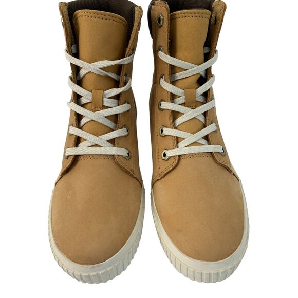 Timberland Skyla Womens Tan Nubuck High Top Sneakers Boots Size 7 Leather 7942 - Picture 12 of 16